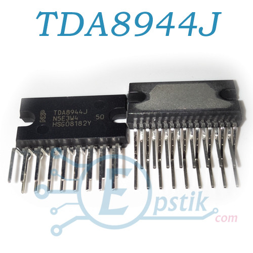 TDA8944J, двоканальний аудіопідсилювач, 2x7Вт, DBS17P
