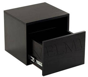 Полиця підвісна в перукарню під дзеркало настінна полиця з висувною скринькою VM610