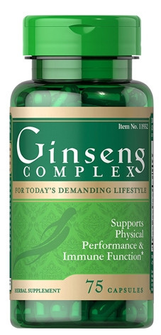 Puritan's Pride Ginseng Complex (75 капс.)