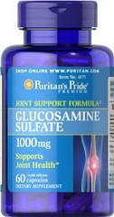 Puritan's Pride Glucosamine Sulfate 1000 mg, Глюкозамін (60 капсул.)