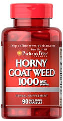 Puritan's Pride Horny Goat Weed 1000mg, Горянка (90 капс.)