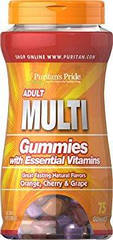 Puritan's Pride Multi Gummies with Essential Vitamins (75 таб.)