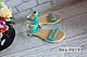 Босоніжки " turquoise " бірюза., фото 8