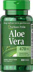 Puritan's Pride Aloe Vera, Алое вера 470 mg (100 капс.)