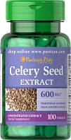 Puritan's Pride Celery Seed Extract, Экстракт cемян cельдерея 600 mg (100 таб.)