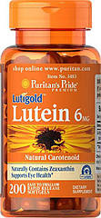 Puritan's Pride Lutein 6 mg, Лютеїн (200 капс.)