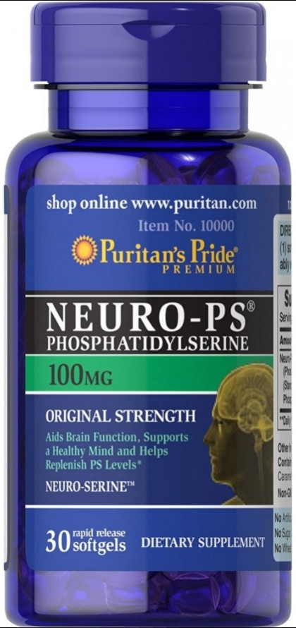 Puritan's Pride Neuro-PS 100 mg (30 капс.)