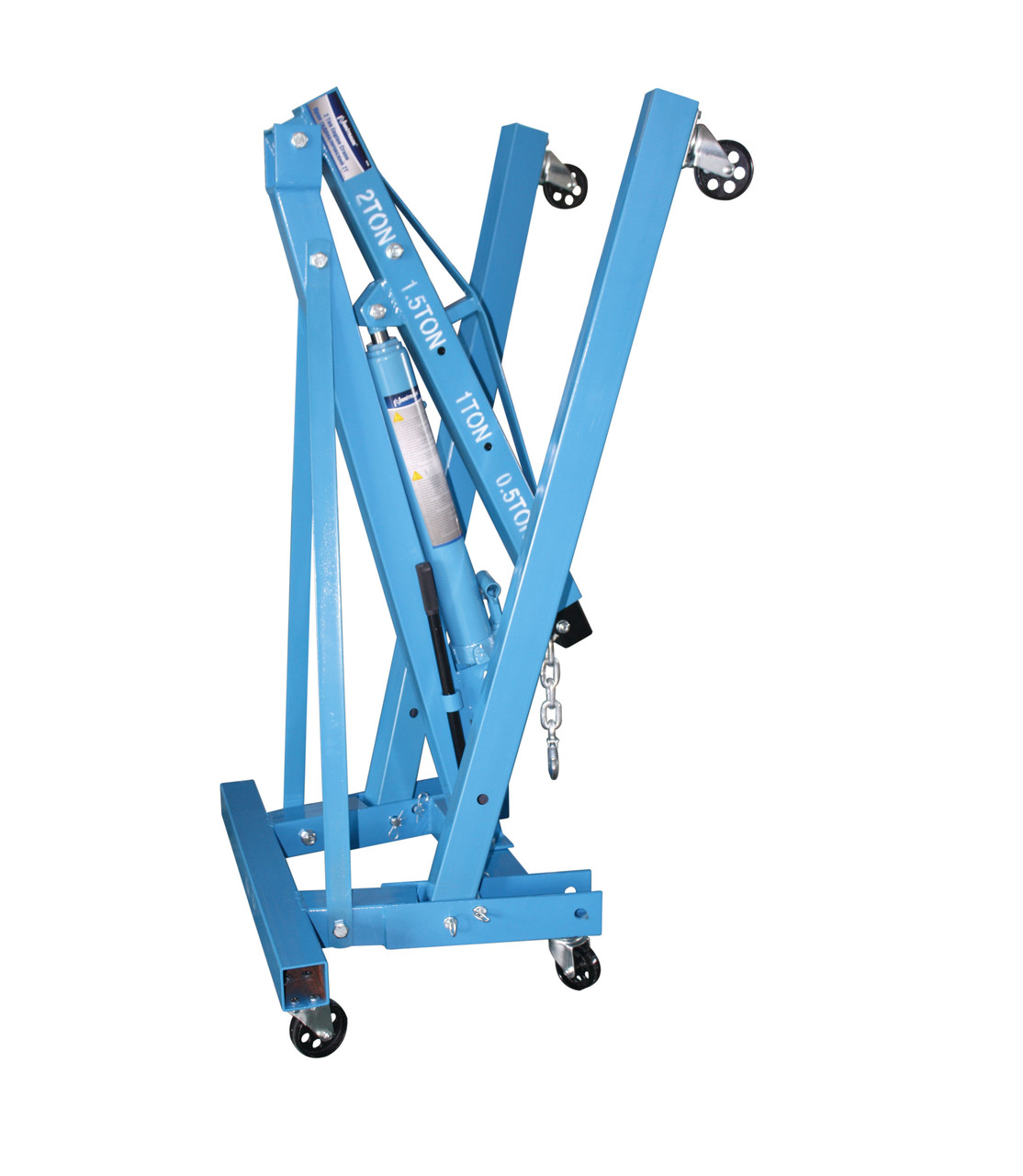 Підлоговий гідравлічний кран для зняття двигуна на автосервісі 2т Unitraum UN32002-2, фото 1