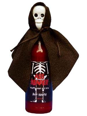 Гострий соус "Кощій" Ass Reaper Hot Sauce w/ Skull Cap