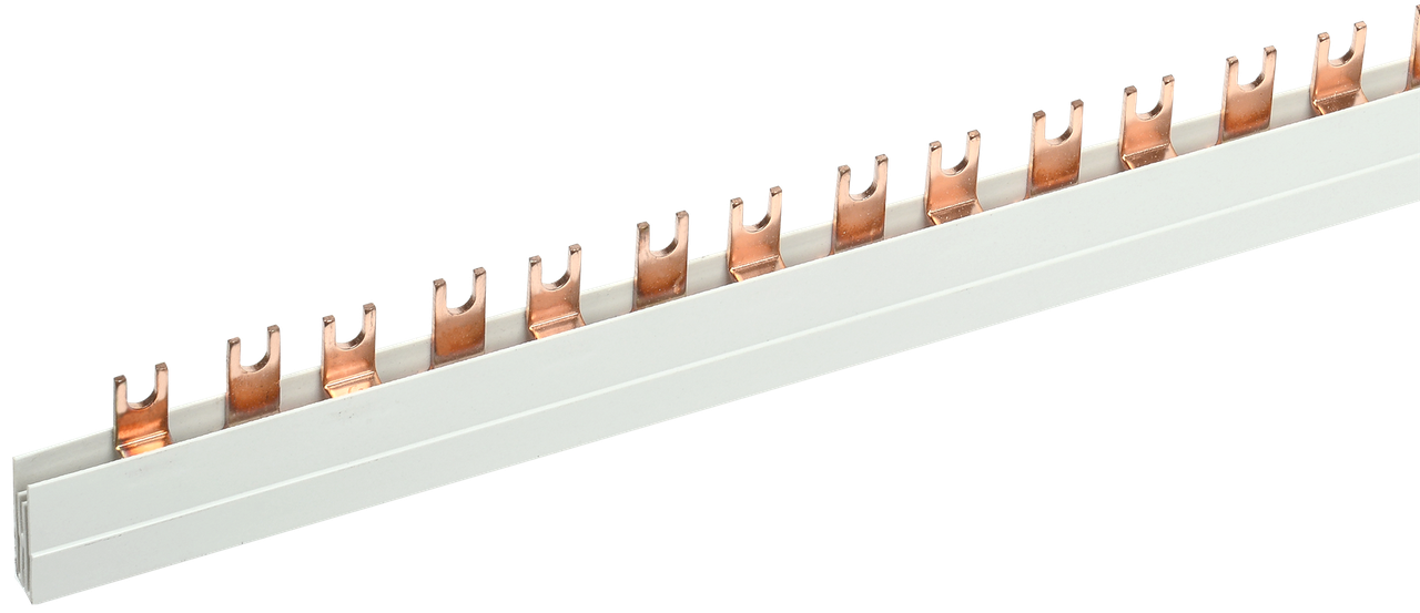 Шина сполучна типу FORK (вилка) 2Р 100А (довг.1 м), фото 1