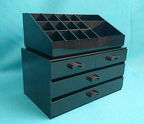 Органайзер для косметики Cosmetic Organizer чорний