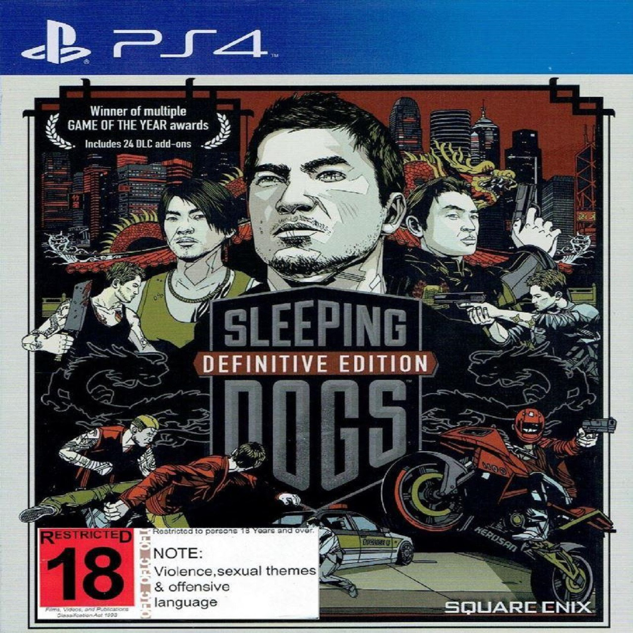 Sleeping Dogs(Steelbook) (англійська версія) PS4 (Б/В)