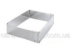 Форма розсувна для випікання та складання тортів, висота 5 см