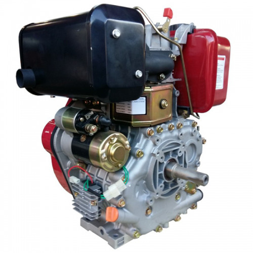 Двигун дизельний BULAT BT186FE (9.5 к.с., електростарт, шліц 25 мм), фото 1