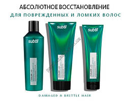Набір Subtil Color Lab Reconstruction Ultime — "повне відновлення" пошкодженого та ламкого волосся 3 засоби