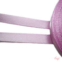 Атласная лента 10 мм для плетения для рукоделия  цвет мятный Сиреневый