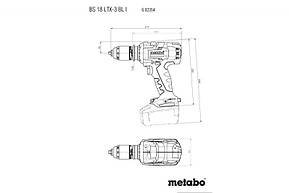 Акумуляторний шурупокрут Metabo BS 18 LTX-3 BL Q I LiHD 5.5 А·год, фото 4