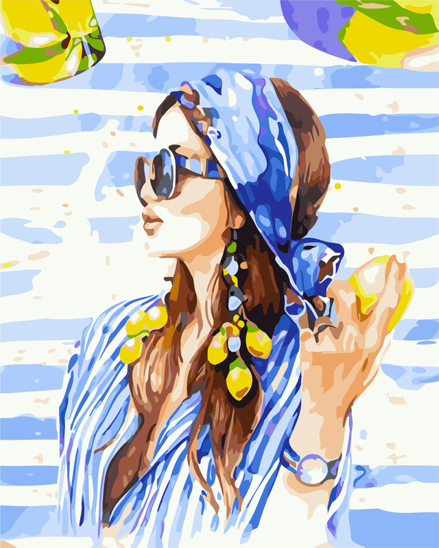 Art Story картина з дівчиною Art Story картина з дівчиною