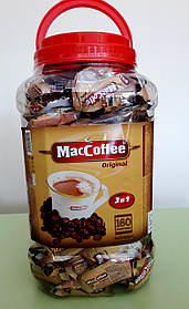 Кавовий напій Maccoffee 3 в 1 Original банка 160 пакетів