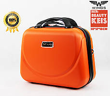 Ударостійкий! Keйс із полікарбонату Легкий і місткий. WINGS 310 BK ORANGE