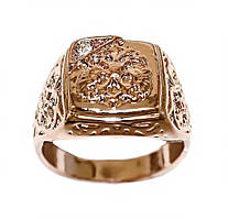 Друкування фірми Ailina. Булат. Напилення: позолота з кр.від. Камені: білий циркон.Є з 18 по 22 р. 12 шт. в уп.