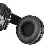 Бездротові навушники bluetooth MDR НЯ Q8 microSD Black, фото 4