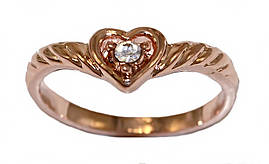 Кільце жіноче, Булат. Камені: Діаманти. Колір: позолота з кр. від. Є 17р. 18р. 19р.20р. В упаковці 12 кілець.