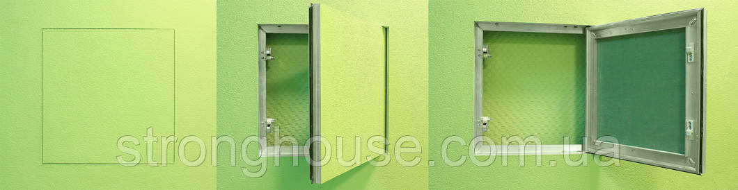 Люк невидимий ревізійний під фарбування тип Стандарт 300х300