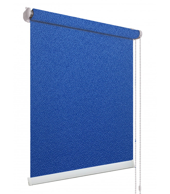 Рулонные шторы ткань ПЕРЛА 1863 синий цвет - фото 1 - id-p514227775