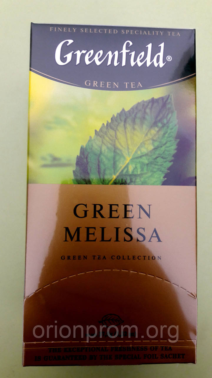 Чай Greenfield Green Melissa 25 пакетів зелений