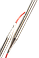 Кругові спиці з подовженим кінчиком ChiaoGoo SS RED LACE 2,5 мм (40 см), фото 3
