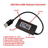 USB тестер KCX-017 (Charger Doctor) + навантажувальний резистор комплект, фото 4