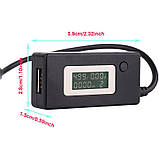 USB тестер KCX-017 (Charger Doctor) + навантажувальний резистор комплект, фото 6