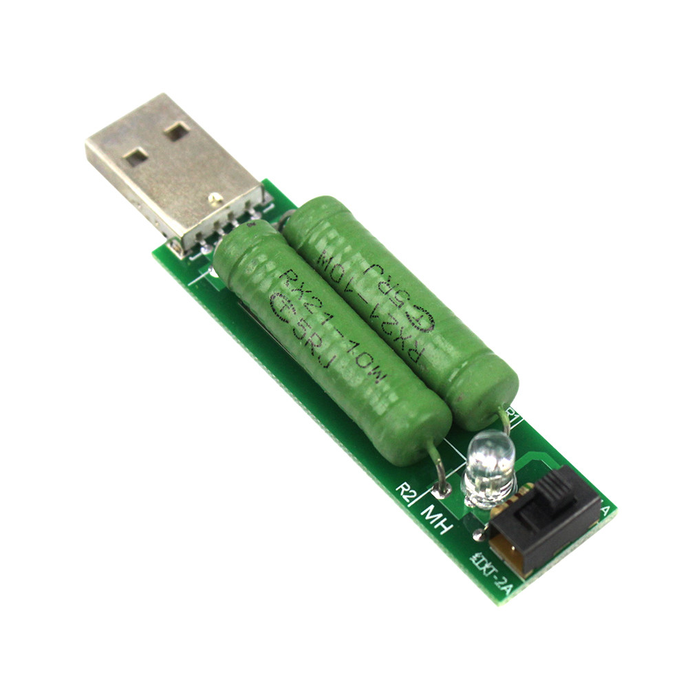 USB навантажувальний резистор 2 режими 1Ампер / 2 Ампера, нагрузочний резистор