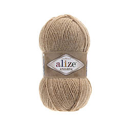 Турецька пряжа для в'язання Alize ALPACA ROYAL (альпака рояль) зимова пряжа 262 світло-бежевий