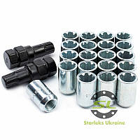 Комплект гаек (секретки) Starleks Конус (M12x1.25x32) Внутренний/Блистер