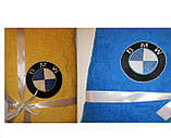 BMW Рушник махровий,банний 70x140 вишивка логотипа. Вишивка емблеми Вашого автомобіля., фото 2
