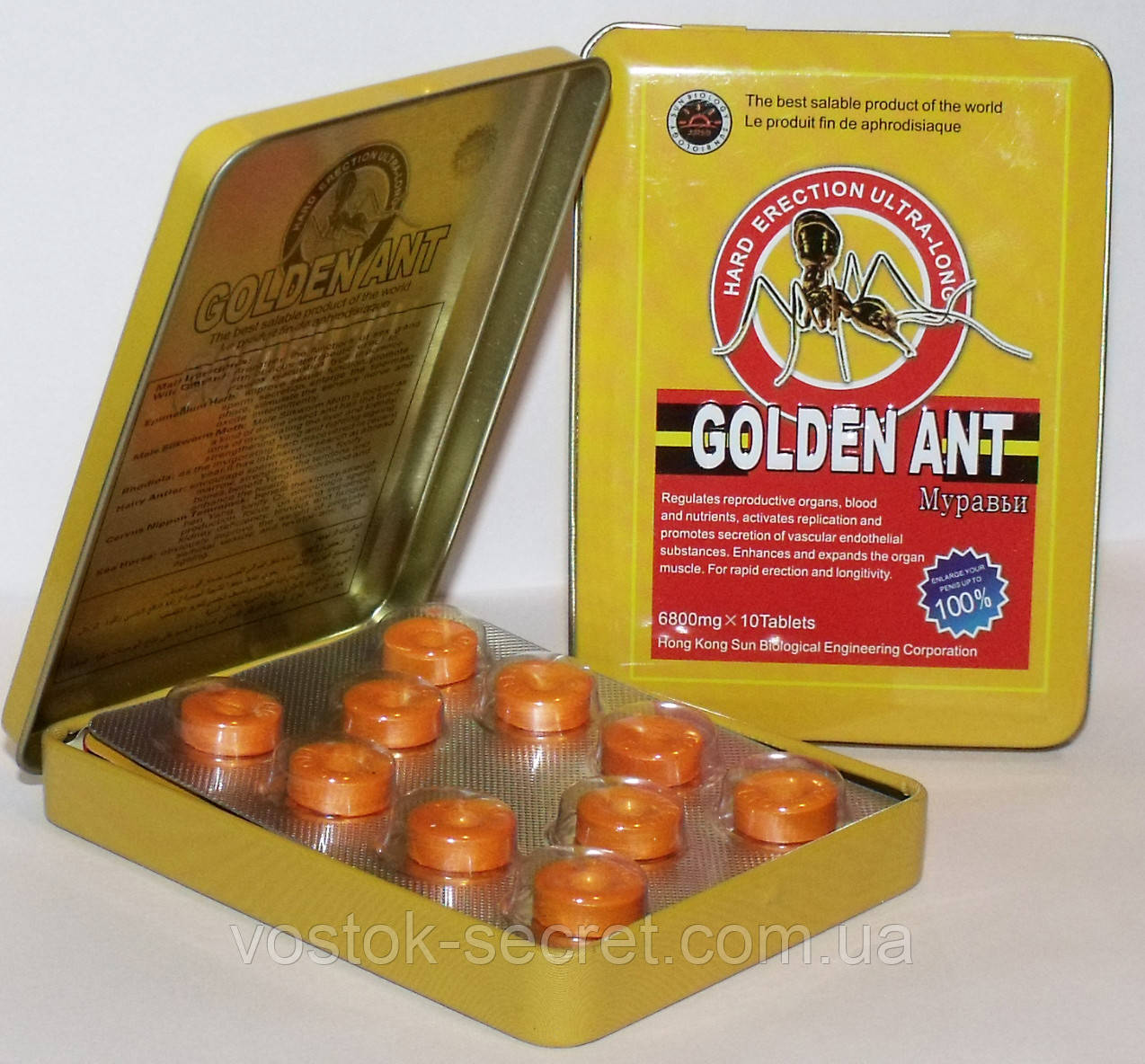 Препарат для потенции Golden Ant - Золотой Муравей: Описание, отзывы ...