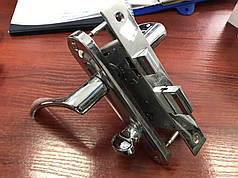 Ручка-планка з серцевиною ключ-ключ і механізмом для міжкімнатних дверей із замком, Ніколаїв