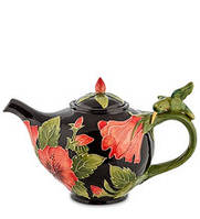 Заварювальний чайник порцеляновий Гібіскус BS-119