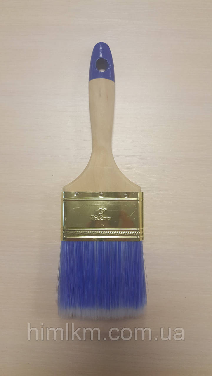 Пензель плоский флейцовий синій 0204-427630, Hardy