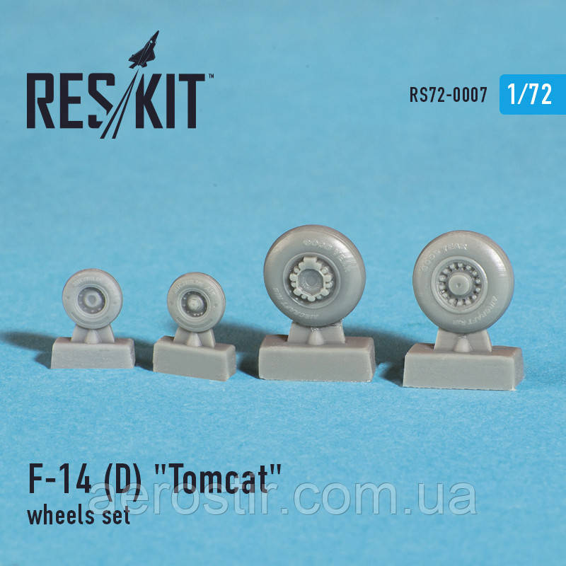 Grumman F-14 (D) "Tomcat" wheels set 1/72 RES/KIT 72-0007
