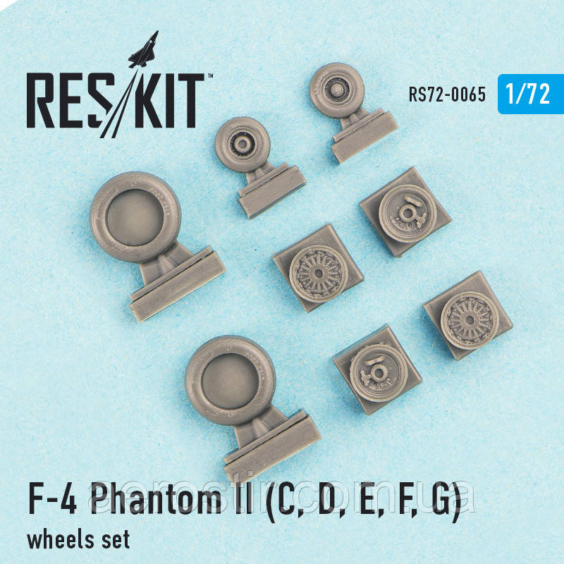 F-4 Phantom II (C, D, E, F,G) wheels set 1/72 RES/KIT 72-0065