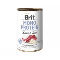 Brit (Брит) Mono Protein LAMB & RICE - с ягненком и рисом,400 гр