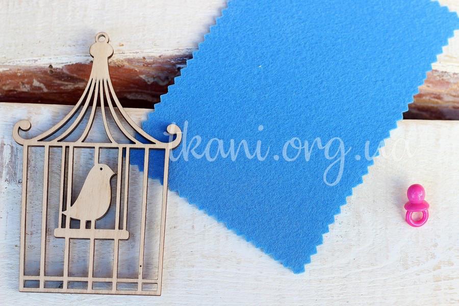 Фетр корейський жорсткий 1,2 мм для рукоділля і творчості 40*30см, 853, блакитний, фото 1