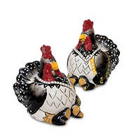 Набір сіль-перець із порцеляни Курочки