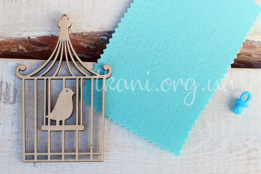 Фетр корейський жорсткий 1,2 мм для рукоробства і творчості 40*30см, 924, м'ятний, фото 1