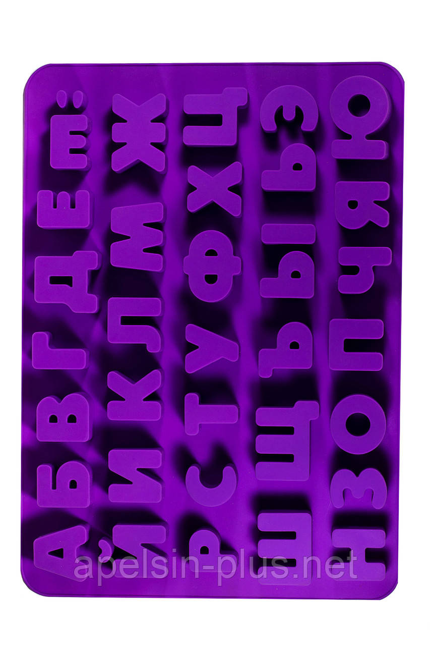 Силіконова форма для десертів і випічки абетка, фото 1