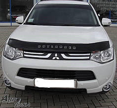 Дефлектор капоту, мухобойка MITSUBISHI OUTLANDER c 2012-- VIP