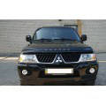 Дефлектор капоту, мухобойка Mitsubishi Pajero Sport 1998-2009 VIP